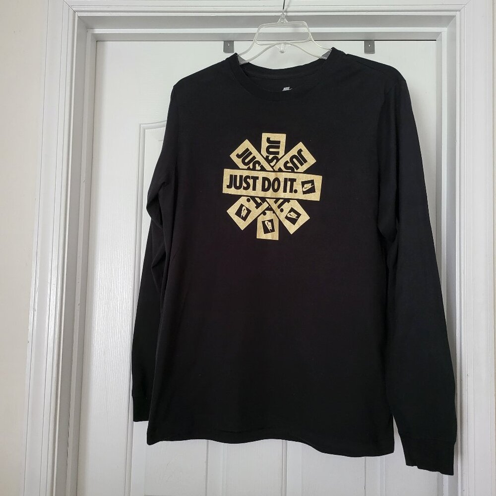 Nike Just Do It Long Sleeve Tee Mens Size L